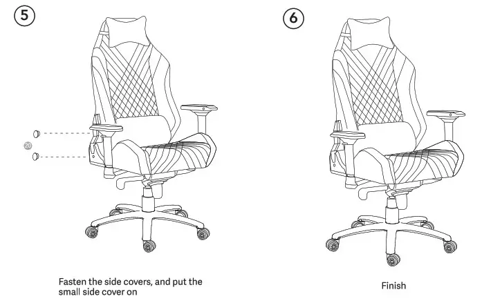 NEWSKILL Neith Silla Gaming Chair- Step 5
