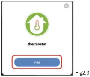 Connect the thermostat