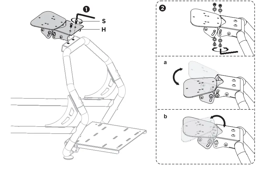 kogan KASLSTRCGTA Premium Racing Simulator Cockpit-8