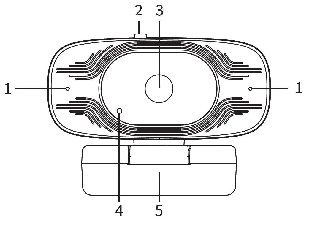 JPL 575-368-001 Vision Mini+ 1080p HD Webcam FIG 1