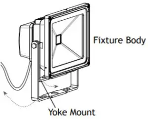 VFL 450X LI XBZ Line Voltage Landscape Lighting - Rotate Yoke Mount