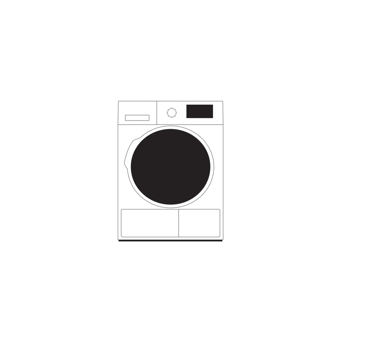 Eurotech Ed-hpd8wh 8kg Heat Pump Dryer Instruction Manual