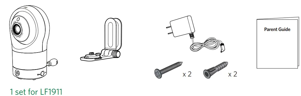 LeapFrog LF1911 High Definition Pan and Tilt Camera - Included