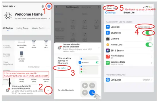 Enable smartlife app