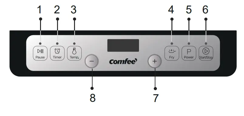 comfee CCB18T4ASB 1800W Portable Induction Cooker 2