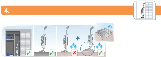 Rowenta RY8544WH Clean and Steam Multi Upright Vacuum Cleaner - fig26