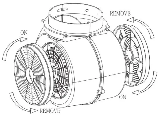 Master Kitchen 330164 Integrated Powerbank Rangehood - Changing the filter