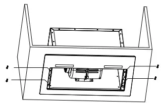 Master Kitchen 330164 Integrated Powerbank Rangehood - place