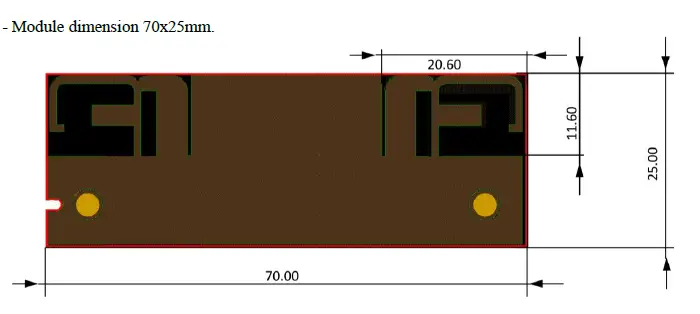 VESTEL 17WFM21 Wi-Fi Module FIG 2