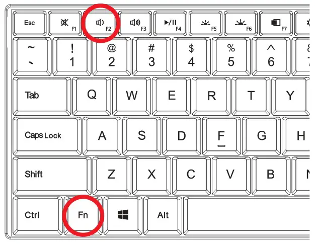 packard bell N1000 CloudBook 10 1 inch Windows 2 in 1 Computer Tablet Laptop - Function Shortcut keys