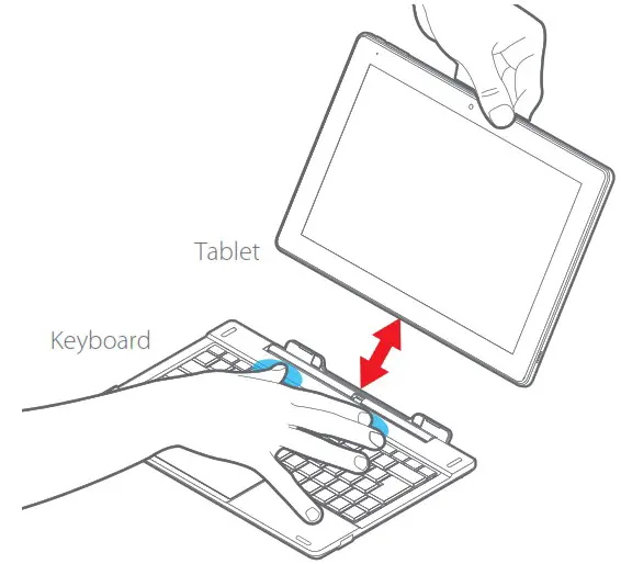 packard bell N1000 CloudBook 10 1 inch Windows 2 in 1 Computer Tablet Laptop - Keyboard dock