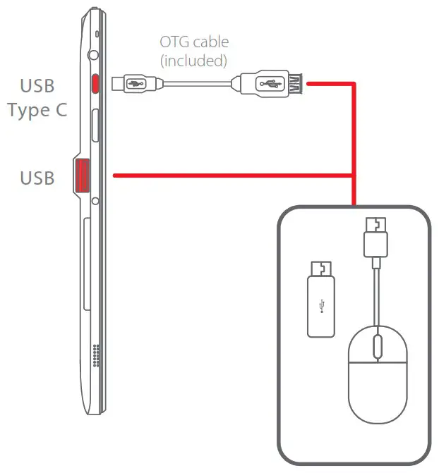 packard bell N1000 CloudBook 10 1 inch Windows 2 in 1 Computer Tablet Laptop - USB Type C and HDMI Ports 1