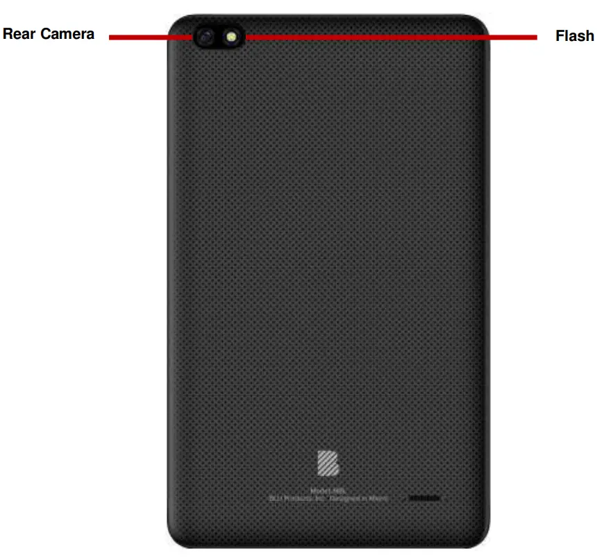 BLU M8L Tablet with 4000mAh Battery - KEY FUNCTIONS 1