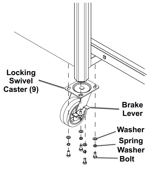 HARBOR FREIGHT 58072 34 Inch Full Bank Service Cart - fig 1