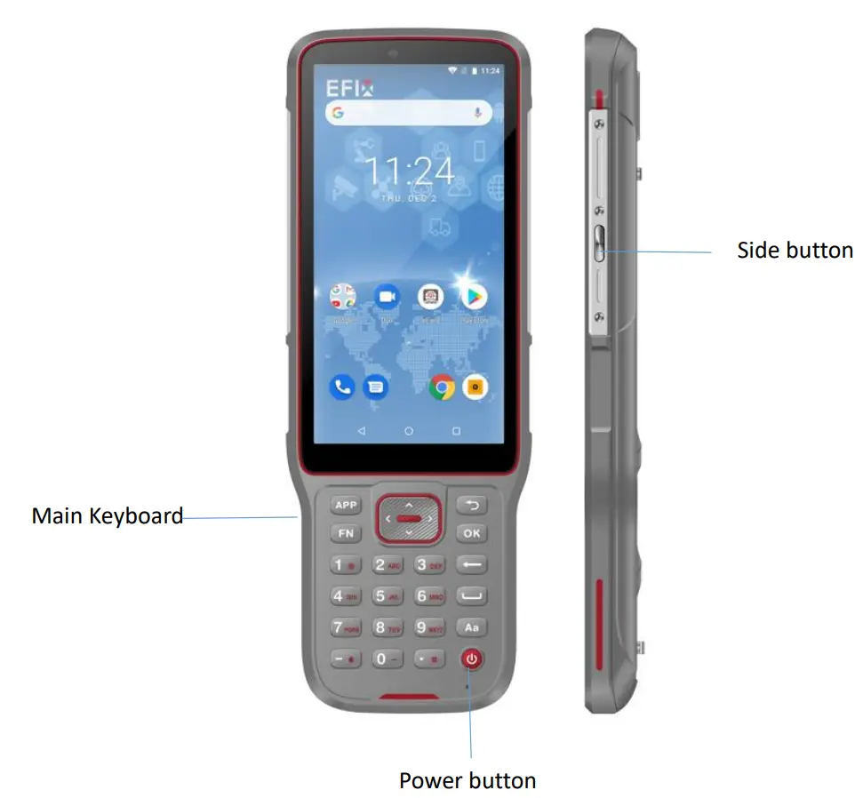 EFIX FC2 Global GPS Systems User Guide - Keypad and instruction