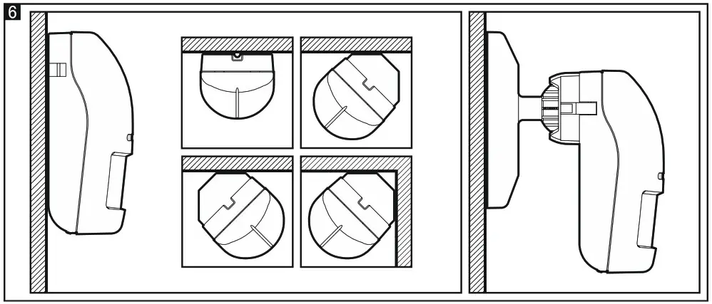 Satel AOD 210 Wireless Outdoor Dual Technology Motion Detector - Selecting a mounting location 3