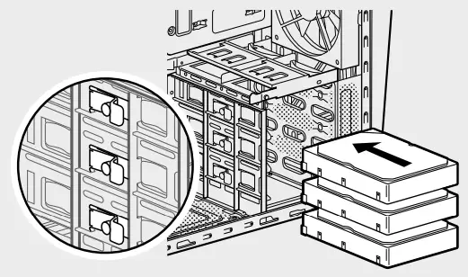 Installing HDDs and SSDs
