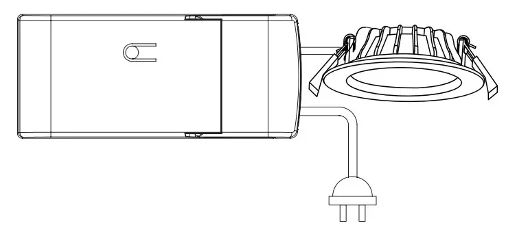 KASTA KB12RGBTWD1 WH Smart Downlights - CONNECTION DIAGRAM