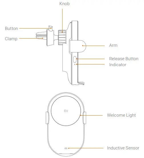 Mi 20W Wireless Car Charger
