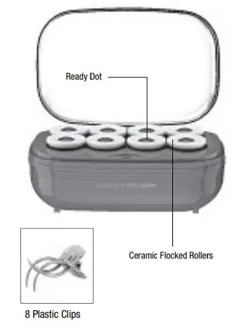CONAIR CHV28 Infiniti Pro Smooth Waves Mega Volume 2 inch Roller Setter - HAIRSETTER