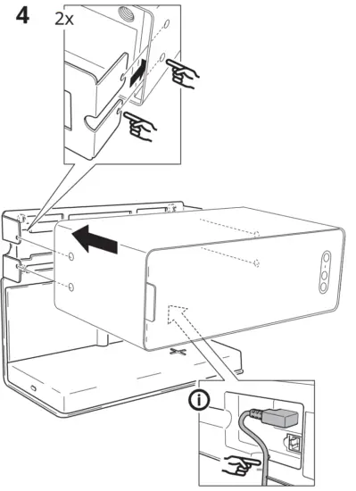 IKEA SYMFONISK Shelf W Wireless Charger - fig5