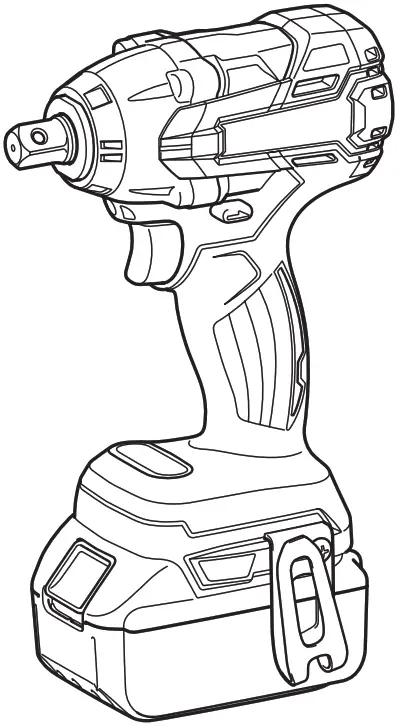 makita DTW284 Cordless Impact Wrench