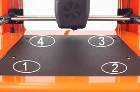 EasyThreed Nano Plus 3D Printer NANOturn on the power