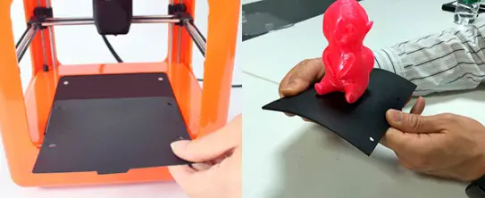 EasyThreed Nano Plus 3D Printer remove the platform