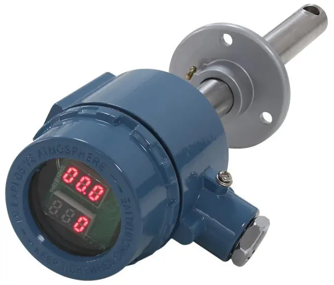 SONBUS KD37B90 RS485 High Temperature Hot Air Duct Wind Speed Sensor