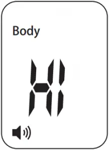 SCREEN DISPLAYS THE MESSAGE HI