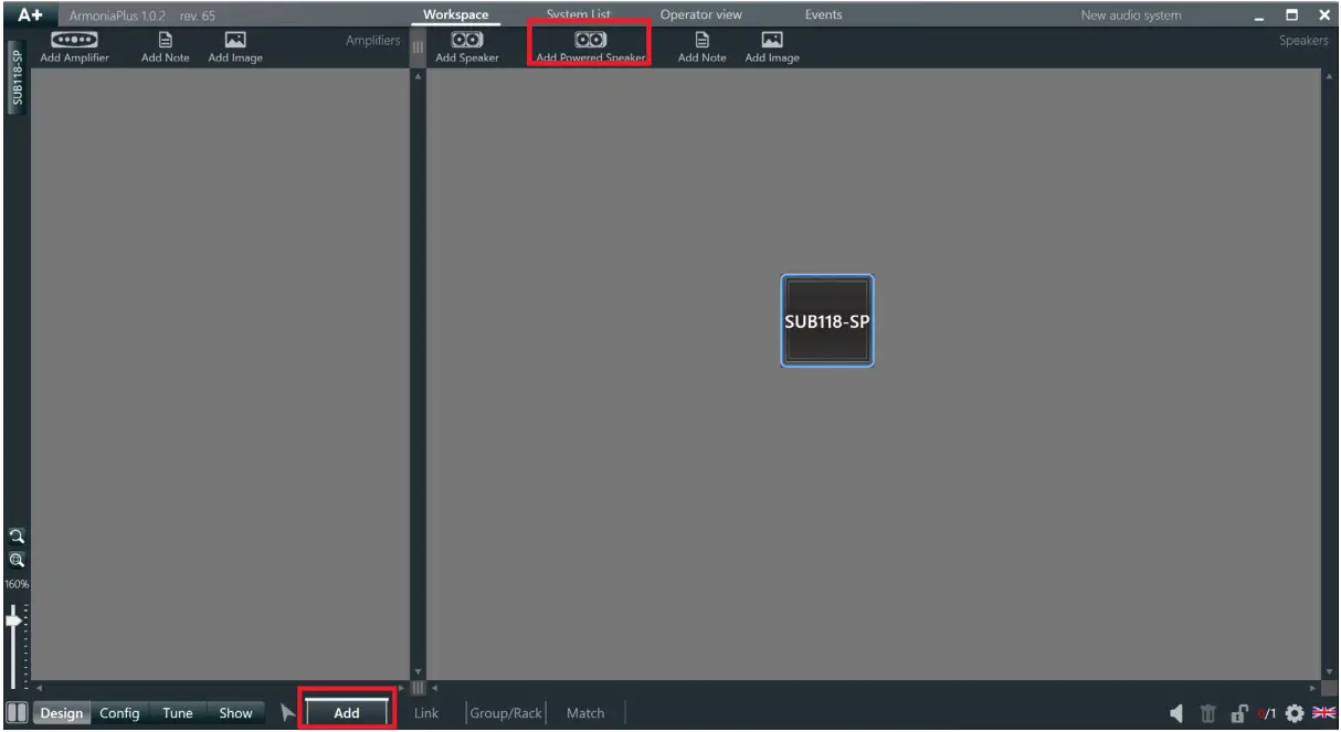 OUTLINE SUB 118 SP Self powered sub bass system - AMPLIFICATION 8