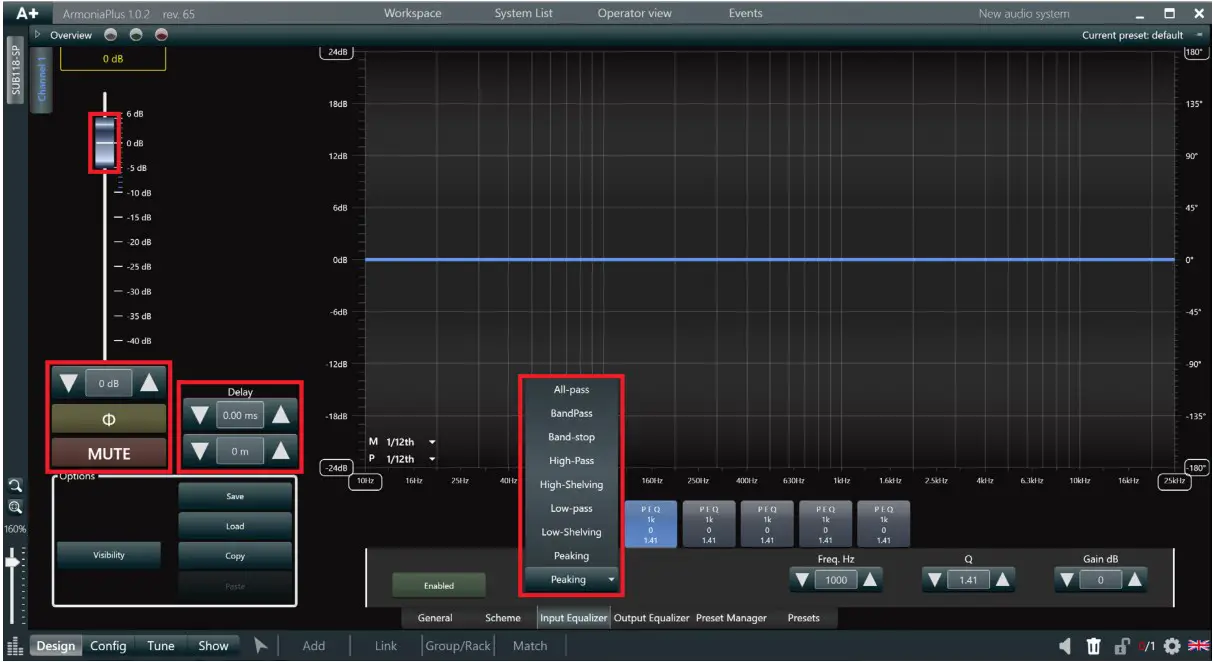 OUTLINE SUB 118 SP Self powered sub bass system - AMPLIFICATION 9