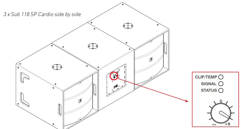 OUTLINE SUB 118 SP Self powered sub bass system - PRESETS AND USES 8