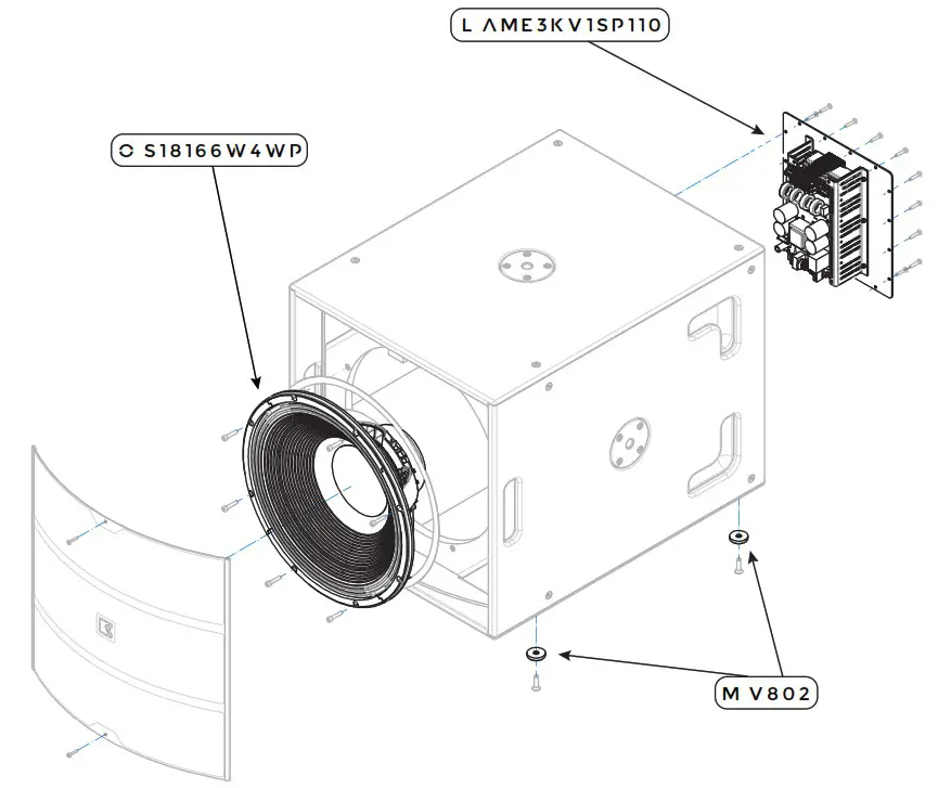 OUTLINE SUB 118 SP Self powered sub bass system - PRESETS AND USES