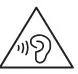 PHILIPS BASS+ On Ear Headphone User Manual - Warning - Hearing Safety icon
