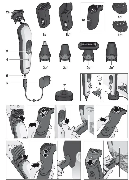 BRAUN-5544-Wet &-Dry-Cordless-Multi-Grooming-fig-1