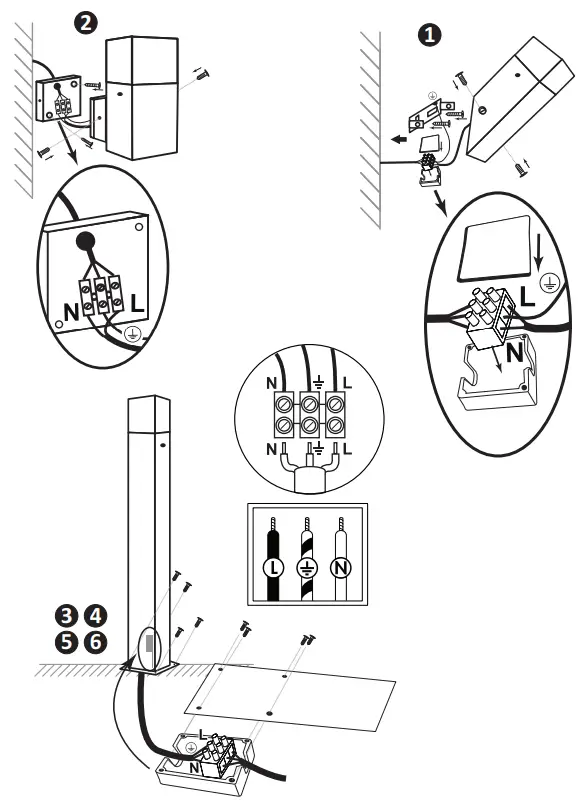 Svet svietidiel sk 5901508307323 LED Garden Lamp E27 NEW YORK - fig1