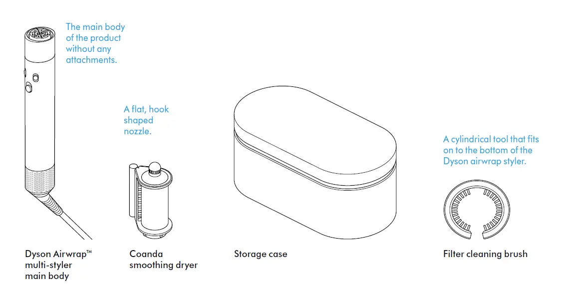 dyson 400714-01 Airwrap Nickel or Copper Multi Styler fig 1