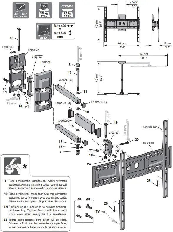 meliconi-EDR40-0-Wall-Mount-Bracket-FIG-3