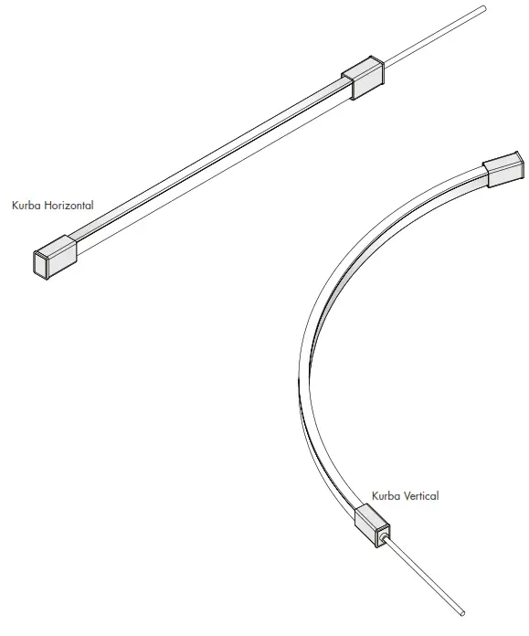 luminii KBX-X-X-DW Kurba Medium Horizontal Dynamic White
