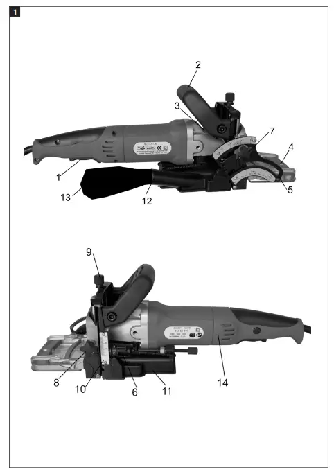 MEEC TOOLS 018719 Cordless Biscuit Joiner - fig