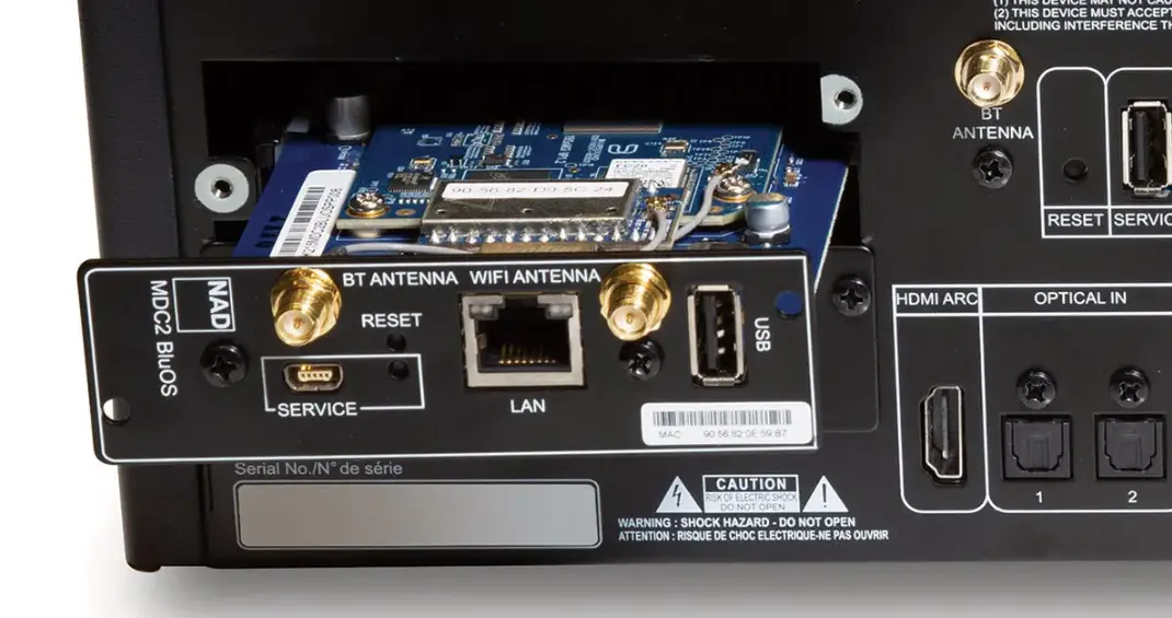 Nad Mdc2 Bluos-d Bluesound Module Instruction Manual