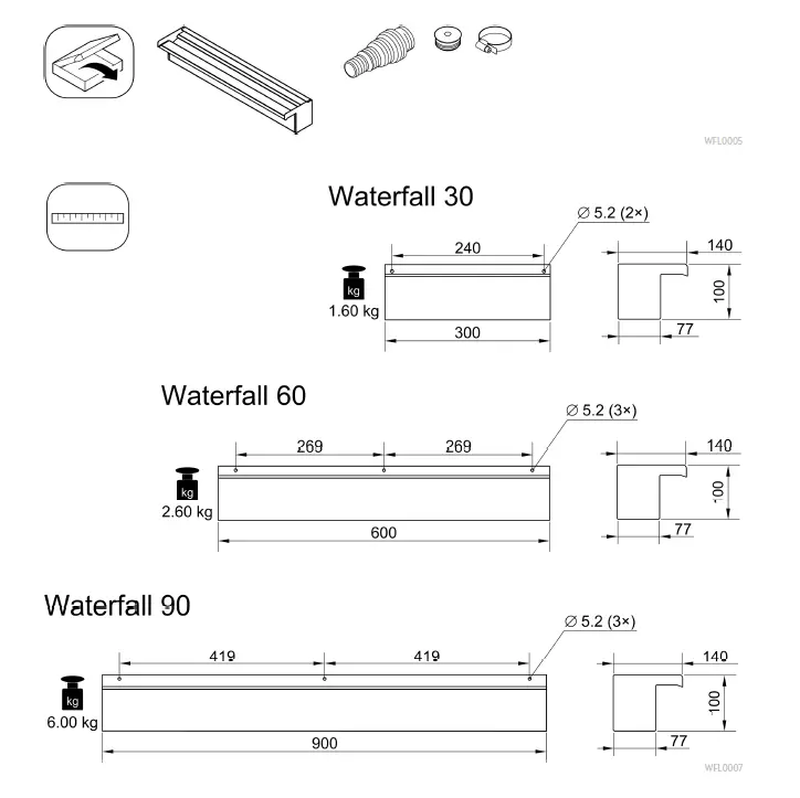 OASE 50704 Waterfall 30 Water Garden Kits fig 1