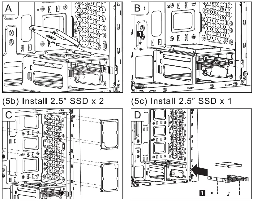 AeroCool Bolt Mini High Performance RGB Mini Tower Case 7