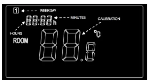 HERSCHEL 12860 T BT Battery Powered Wireless Thermostat - Time 1