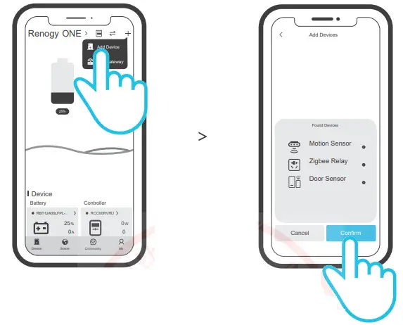 RENOGY RSHMSZ03P-US Motion Sensor - multiple devices