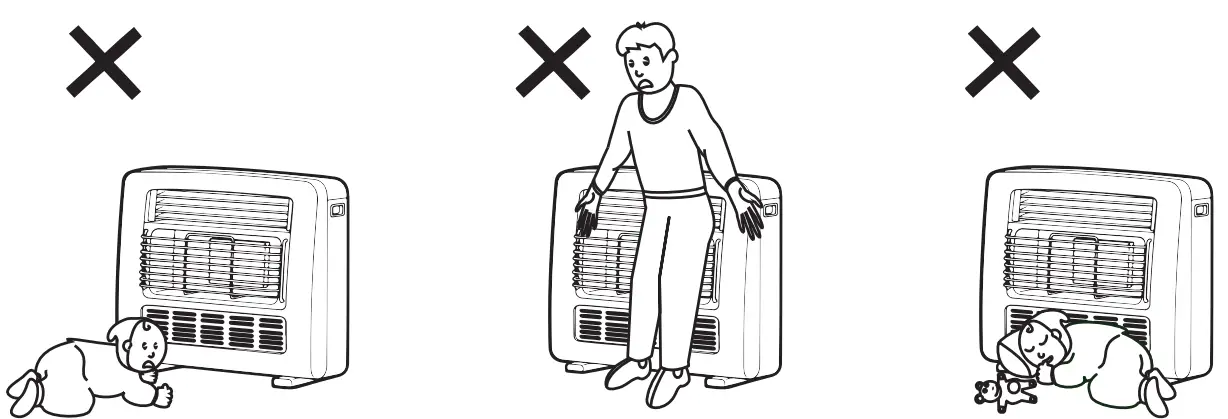 Rinnai REH-252UCH2 Portable Radiant Convection Gas Space Heater - fig 1