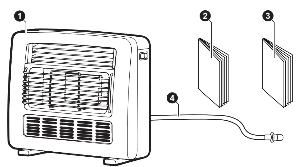 Rinnai REH-252UCH2 Portable Radiant Convection Gas Space Heater - fig 7