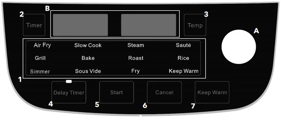 PowerXL Grill Air Fryer Combo Plus Owner’s Manual - Using The Digital Control Panel