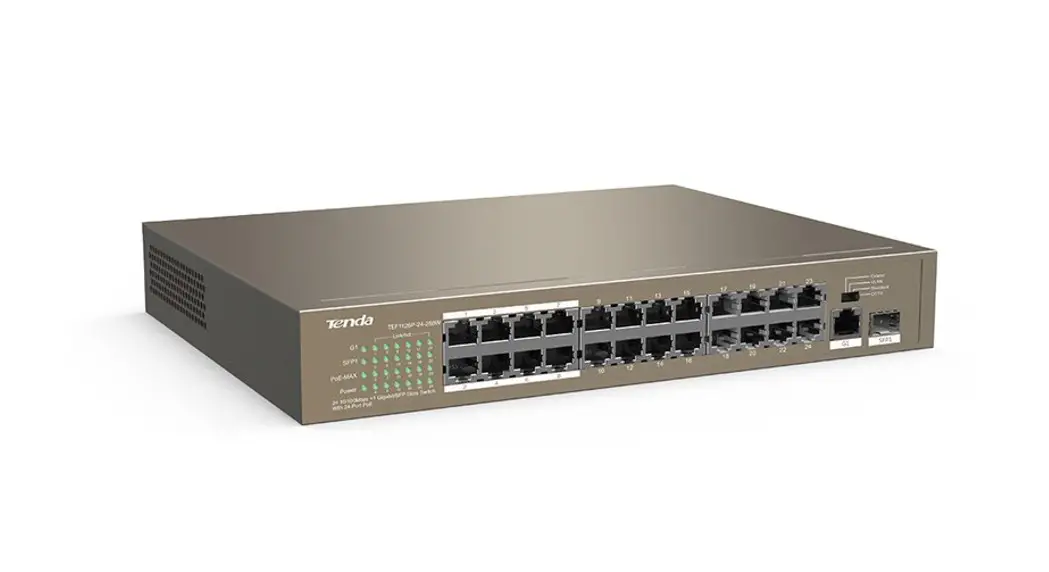 Tenda Tef1226p-24-440w 2 Gigabit Web Smart Poe Switch Installation Guide Tenda Tef1226p-24-440w 2 Gigabit Web Smart Poe Switch Installation Guide
